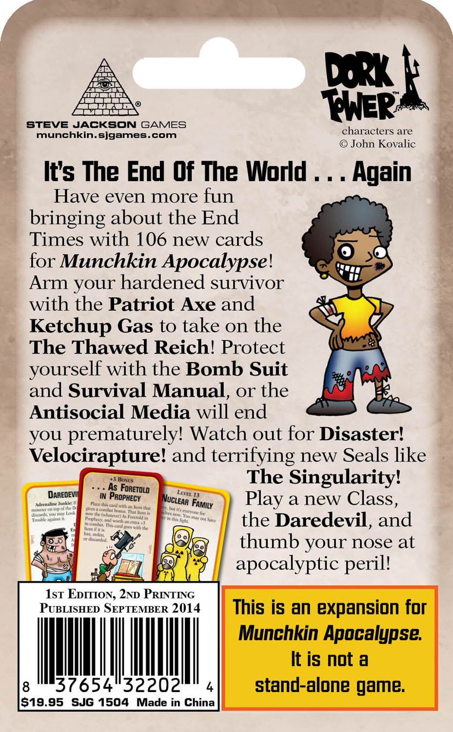 Munchkin : Apocalypse - 2 Sheep Impact Expansion